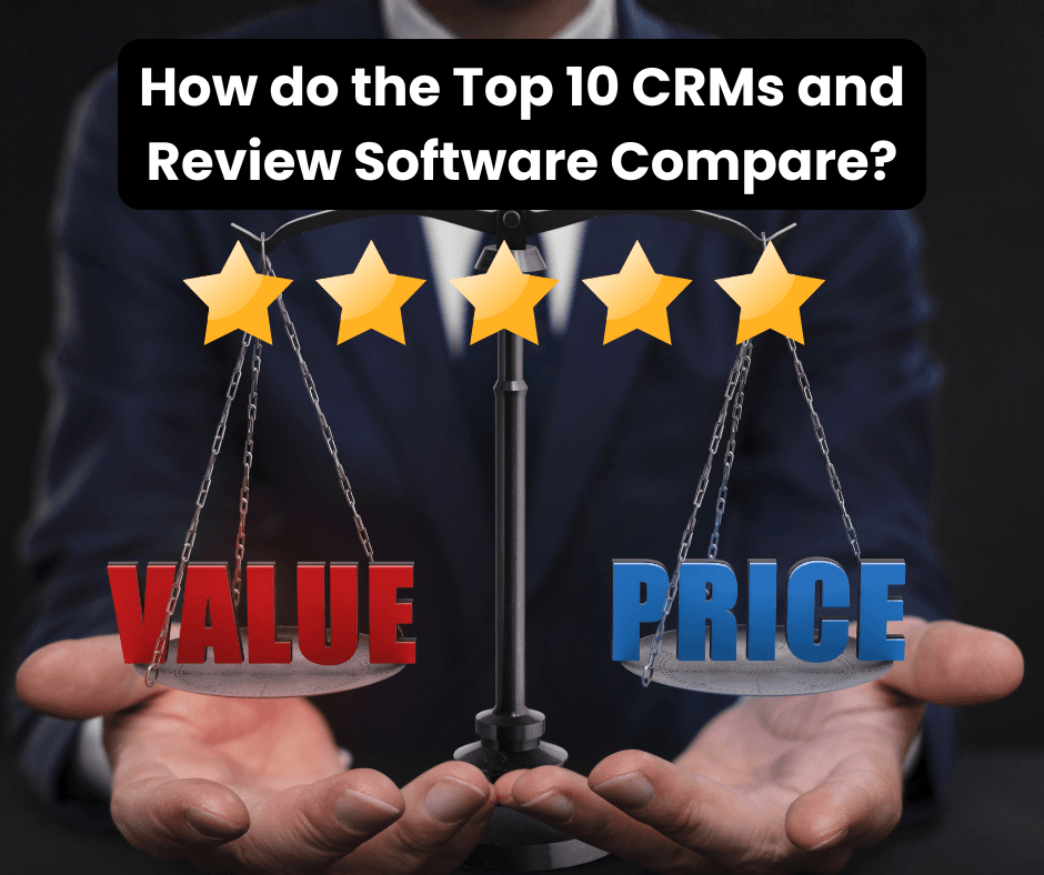 Comparison of value vs price when choosing CRM and Google review automation software